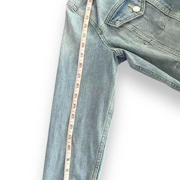 JOE'S Jean Jacket Women's Sz S Blue Cutoff Boyfriend Button Up Country W… - Picture 15 of 16